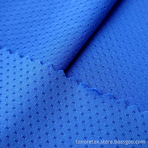 Polyester Stretch Knitted Bird Eye Sports Mesh Fabric